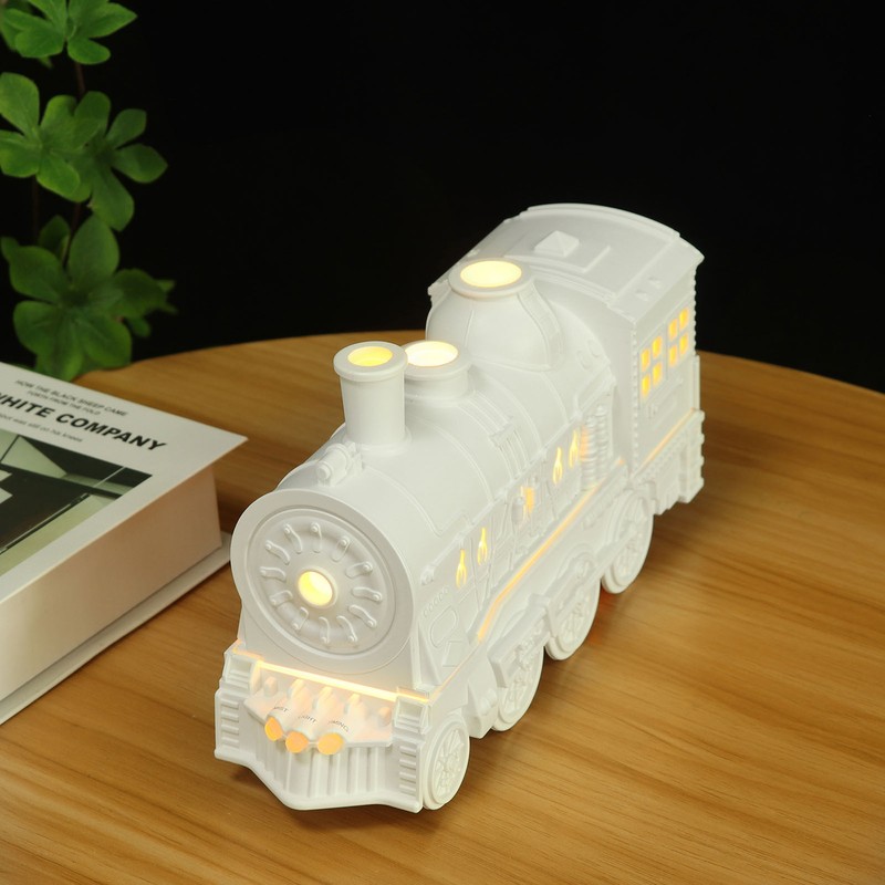Essential Oil Diffuser 300ml 2 Light Modes Train Shape Aroma