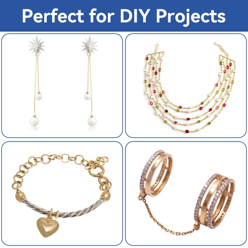 Open Jump Rings, funvce Jump Rings Jewellery Making Kits, Jewellery