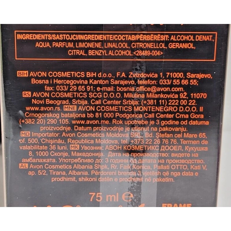 Avon FULL SPEED/RPM Eau de Toilette Spray 2.5 fl.oz