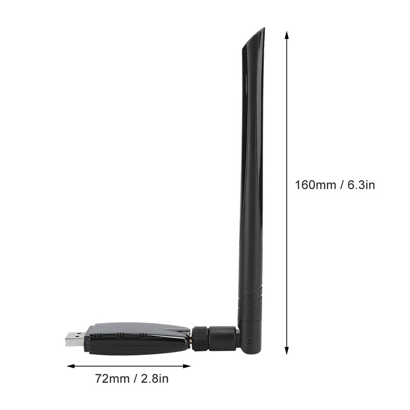 ZAPO Wireless Network Card 600M DualBand for Bluetooth 4.0 Transmitter