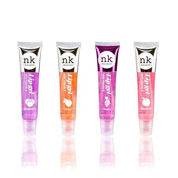 NK lip gloss gel 15ml Vitamin E, Shiny, Nourishes, Buleberry,