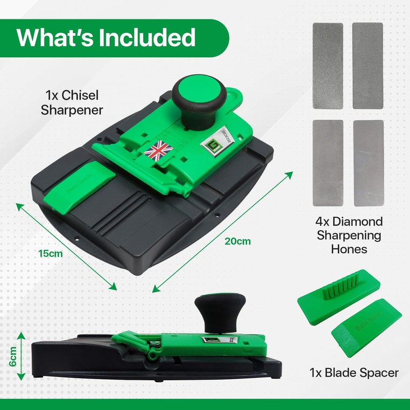 G Sharp Edge Chisel Sharpener - Chisel Sharpening Kit -