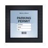 Artisticky Parking Permit Holder Skin CARBON FIBRE FRAME