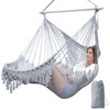Chihee Hammock Chair Super Large Soft-Spun Cotton Rope Weaving Hanging