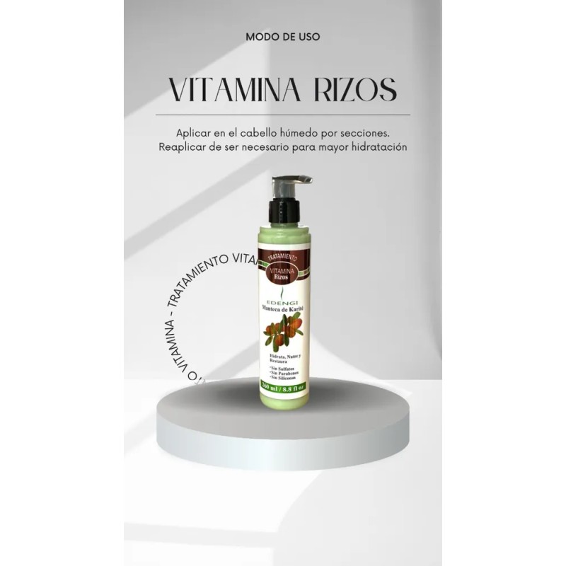 3 Crema Para Peinar Curly Edengi Activador De Rizos 260ml