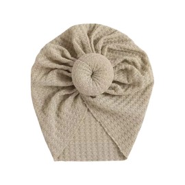 Baby Head Wrap, Waffle Donut Baby Pullover, Indian Head Scarf Knot Decor (All 6) Purple