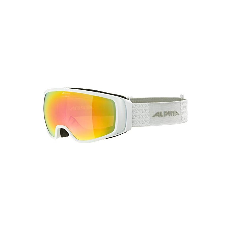 ALPINA Double Jack Q-Lite Mirrored Contrast Enhancing OTG Ski Goggles