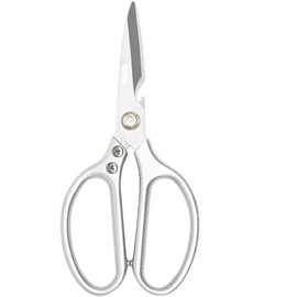 Kitchen Shears, Ultra Sharp Scissors Premium Heavy Duty with Sheath Multi-Function Food Scissors for Chicken/Poultry/Fish/Meat/Vegetables/Herbs/BBQ, Silvery