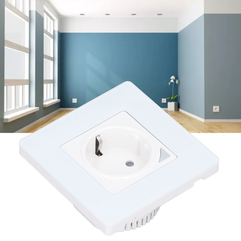 In Wall Smart Outlet 2.4GHz Wifi Socket Waterproof Remote Control