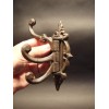 Antique Vintage Style Cast Iron Wall Hook Swivel Folding Coat