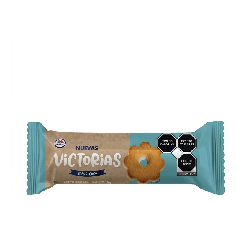 Maribel Victorias Galletas Coco 156g | Sabor tropical, bolsa sellada,