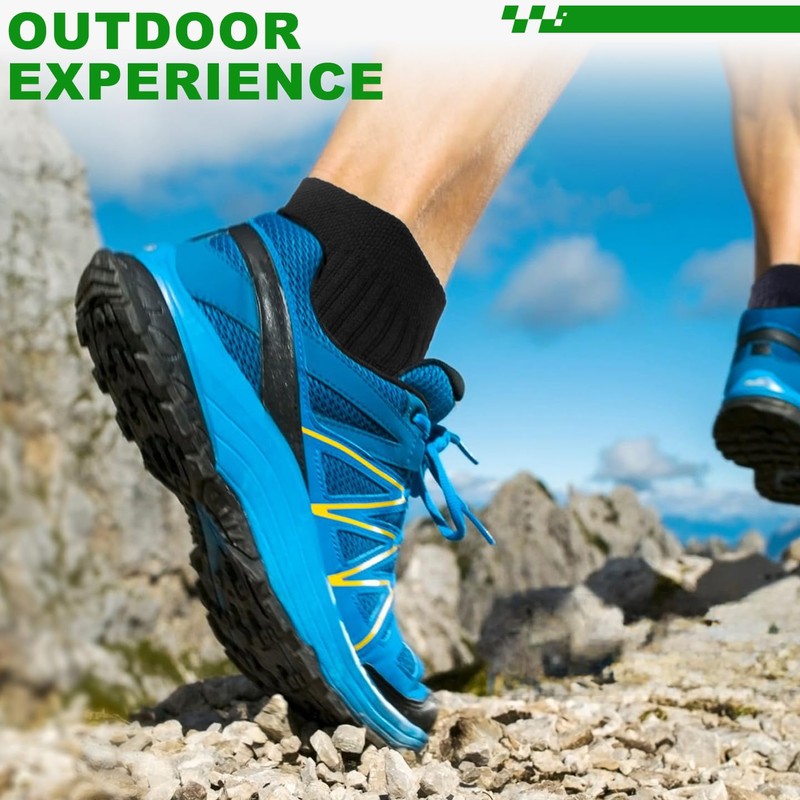 NSRRUN TURTLE Compression Ankle Socks - Cozy Cushioned Hiking Running
