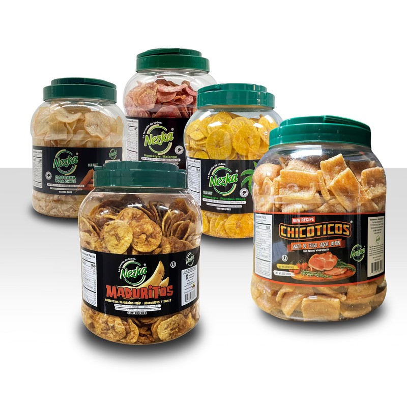 Nezka Purple Taro Chips - Cuban Delicious Crunchy Snacks and