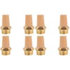 TEHAUX 8pcs Brass , Sintered Bronze Pneumatic - 1/4 Npt
