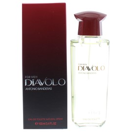 Antonio Banderas Perfumes - Diavolo - Eau de Toilette Spray for Men, Woody Leather Fragrance - 3.4 Fl Oz