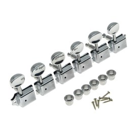 Dopro Chrome Split Shaft Vintage Guitar Tuning Keys Pegs Guitar Tuners Machine Heads for Strat Tele