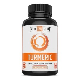 Suplemento en cápsula Zhou Curcumina de Turmeric de 90 un