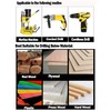 MAX-CRAFT 6Pcs Wood Square Hole Mortise Chisel Bit Woodworking Drill