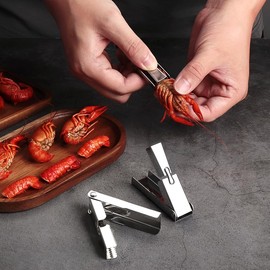 Crawfish Sheller Tool，Crawfish Peeler Tool For Peeling Cooked Shrimp Tails，Crawfish Peeler Tool for Protecting Nails And Keeping Fingers Clean (10)