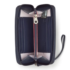 Yoshi Jane Austen Bookworm Ladies Purse, Genuine Leather Womens Wallet, Zip Round with Wrist Strap