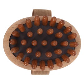 minkissy Massage Brush Hair Wooden Scalp Massager Scalp Brush Comb Hair Brush Acuppoint Massage Tool Hand Held Massage Brush Hair Scalp for Stress Relax