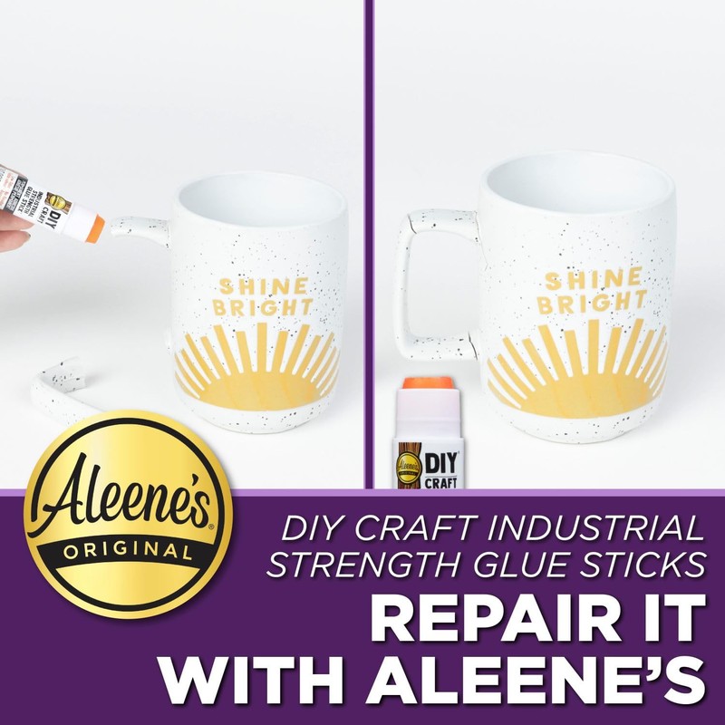 Aleene's DIY Craft Industrial-Strength Glue Sticks, Permanent Bond for Easy