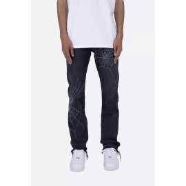 MNML D113 Spider straight  Denim IN BLACK SIZE 34