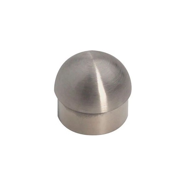 Lavi Industries Half Ball End Cap for 1.5"" Tubing Satin