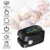 Fingertip Pulse Oximeter Oximetry Blood Oxygen Saturation Monitor with batteries