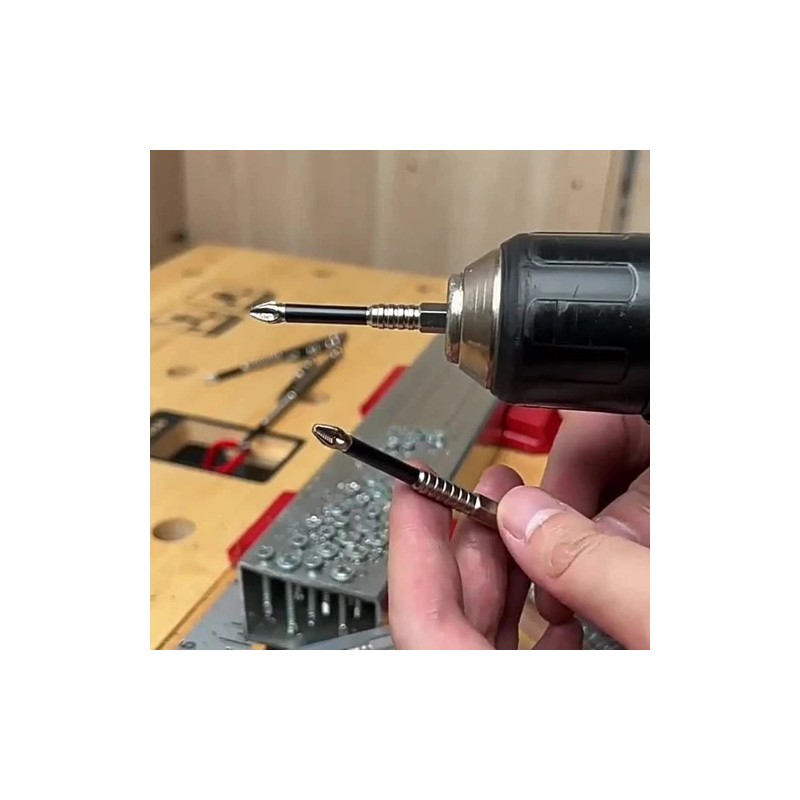 Unbranded 2SET High-Magnetic Screwdriver Drill Bit,Strong Magnetic Durability Drill Bit