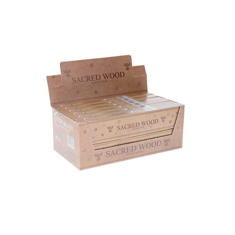 Sacred Wood Incense by New Moon Aromas (12 Packs of