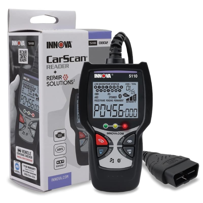 INNOVA 5110 OBD2 Scanner with ABS, Smog Check & Check
