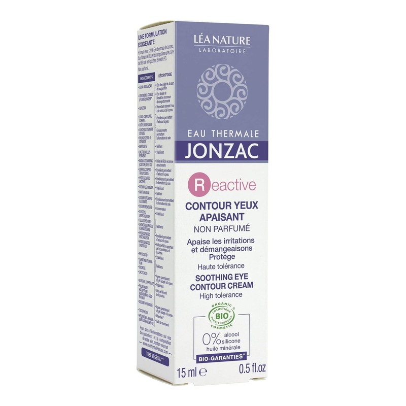 Eau Thermale Jonzac Organic Cosmetic Reactive Soothing Eye Contour Cream