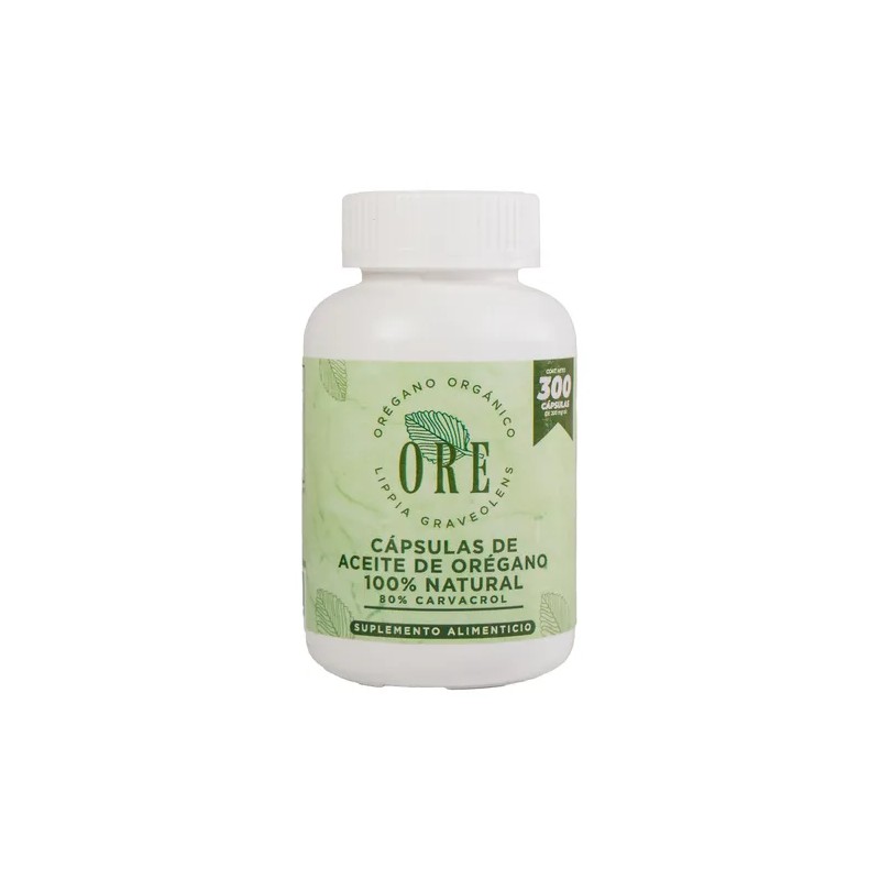 Ore, 300 Capsulas Soft Gel Aceite De Orégano