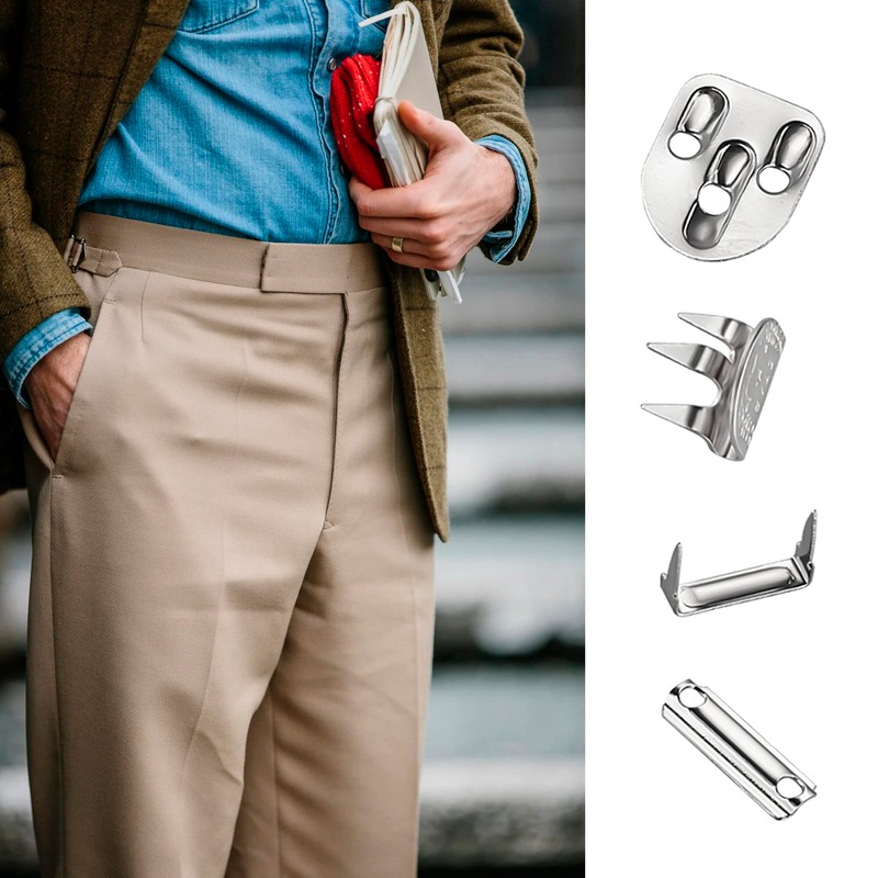 Metal Hooks and Eyes Closure No Sew Silver Hooks Heavy