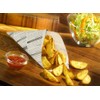 VEPATIM Pack of 500 Cones Parchment Replacement Greaseproof 19 x