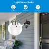 DEWENWILS Light Sensor Socket for Light Fixtures,Dusk to Dawn Light