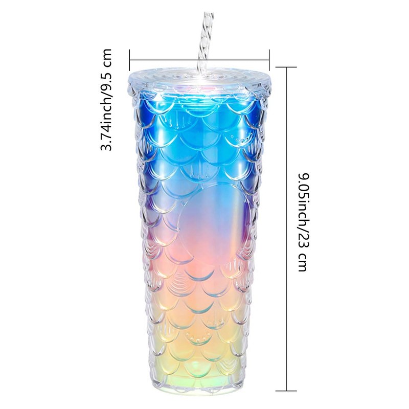 Sarini Jewelled Plastic Tumbler Cup, Plastic Double Walled Cold Cup