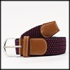 White Fang BT472 Braided Belt, Gold, Casual, No Holes, Simple,