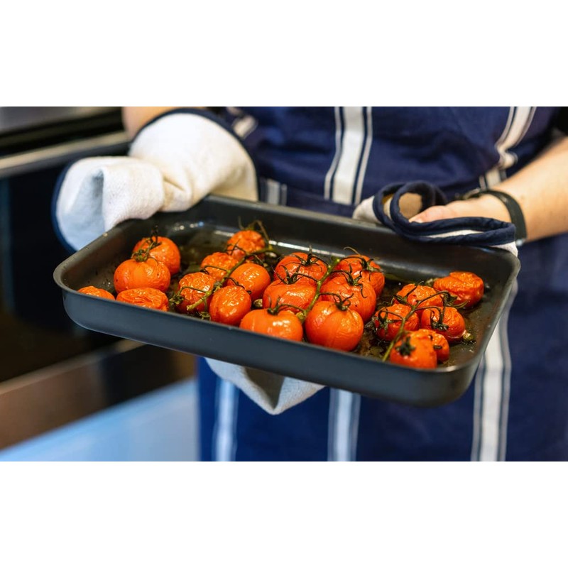 Mermaid 14" Hard Anodised Shallow Roasting Dish - Made in