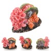AIMALL Aquarium Resin Coral Decorations, Marine Simulation Micro Landscape for