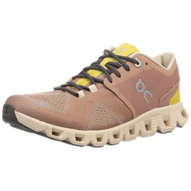 On Running Womens Cloud X Textile Synthetic Mocha Sand Trainers 8 US