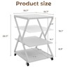Natwind 3 Tier Printer Stand, 19.7''x19.7'' Large Printer Table with