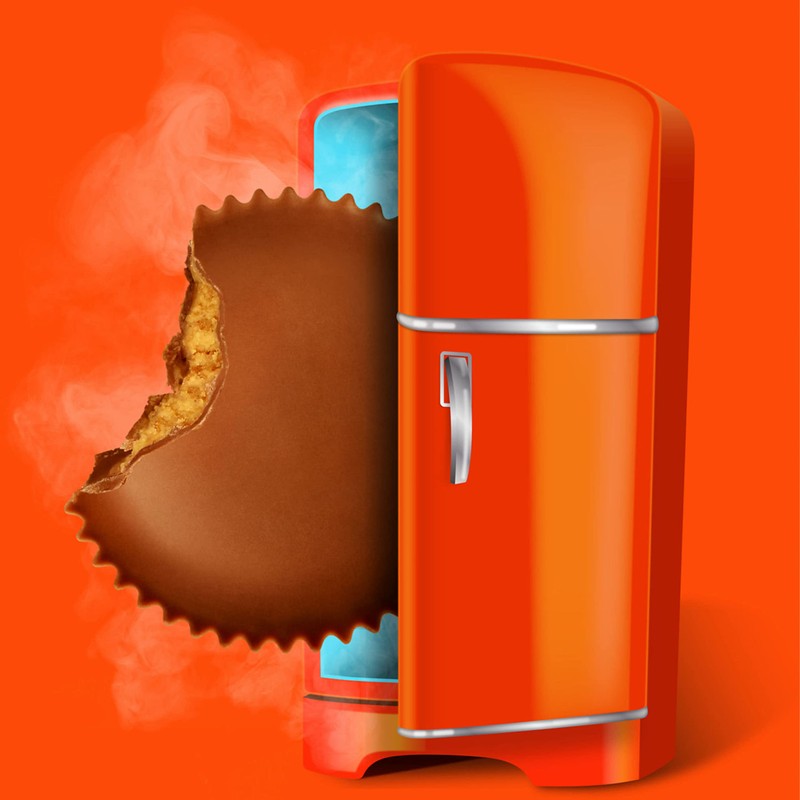REESE'S Milk Chocolate King Size Peanut Butter Cups, Candy Packs,
