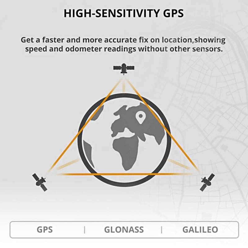 Unbranded Versatile Adaptable Stylish Wireless Cycling Mileage GPS Speedometer for