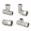 G1/2 Inch Stainless Steel Toilet Diverter Valve – Three-Way T-Valve