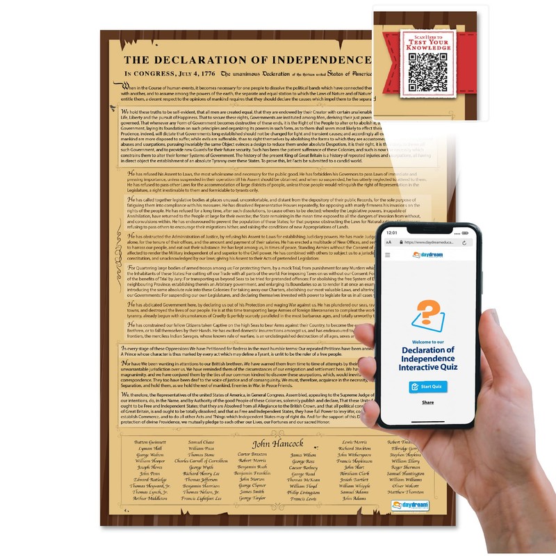 Founding Documents Set of 3 Posters: US Constitution, Bill of
