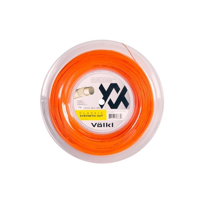 Volkl Classic Synthetic Gut | Tennis Racquet String | All