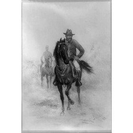 HistoricalFindings Photo: Ulysses S Grant,Cigar,Mouth,Horseback,Union,Military Personnel,Civil War,1900