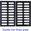 DuuMuut Cast Iron Drain Grate, 20x12 Outdoor Drain Cover, A